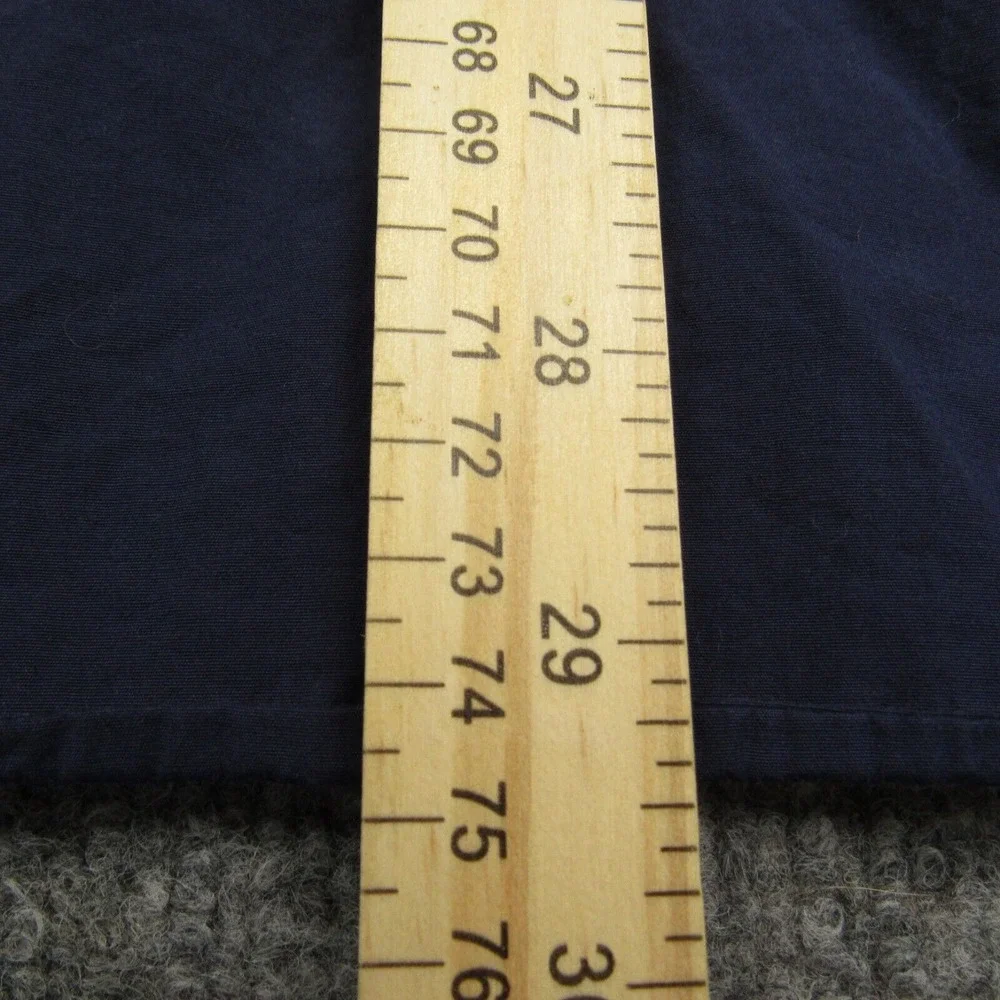 Polo Ralph Lauren Shirt Mens Extra Large Blue Stretch Poplin Button‎ Slim Fit